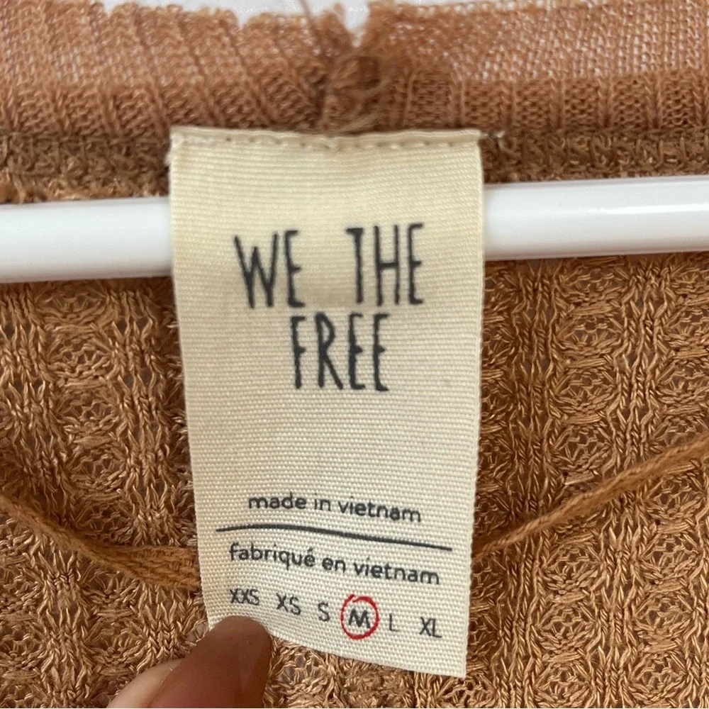 We The Free Tan Textured Knit Top - Picture 2 of 3